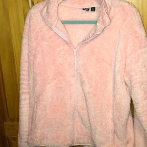 FILA pink Sherpa jacket